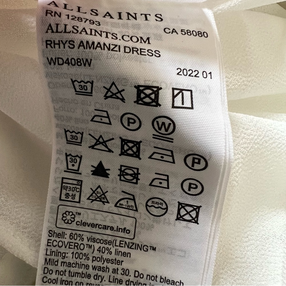 All Saints White and Yellow Floral Dress - Picture 10 of 10